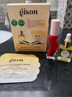 Gisou Red Honey Gloss Sheer Lip Tint - Hydrating Shine